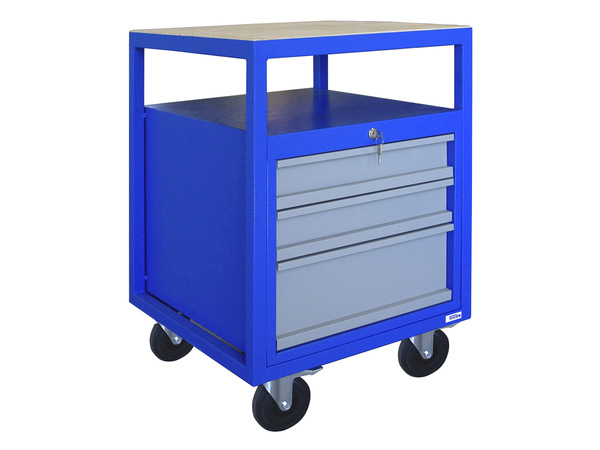 Bild 1 von Güde Rollwerkbank »P 600 S«, Rollcontainer mit Schubladen