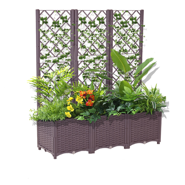 Bild 1 von HC Garten & Freizeit Hochbeet, ca. 120 x 40 x 136/30 cm - Braun