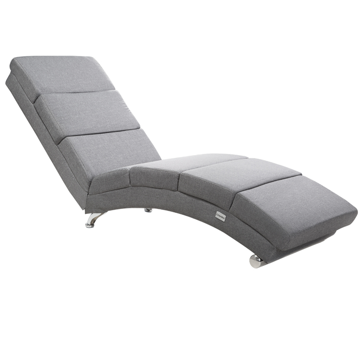 Bild 1 von Casaria® Relaxliege London Grau Webstoff