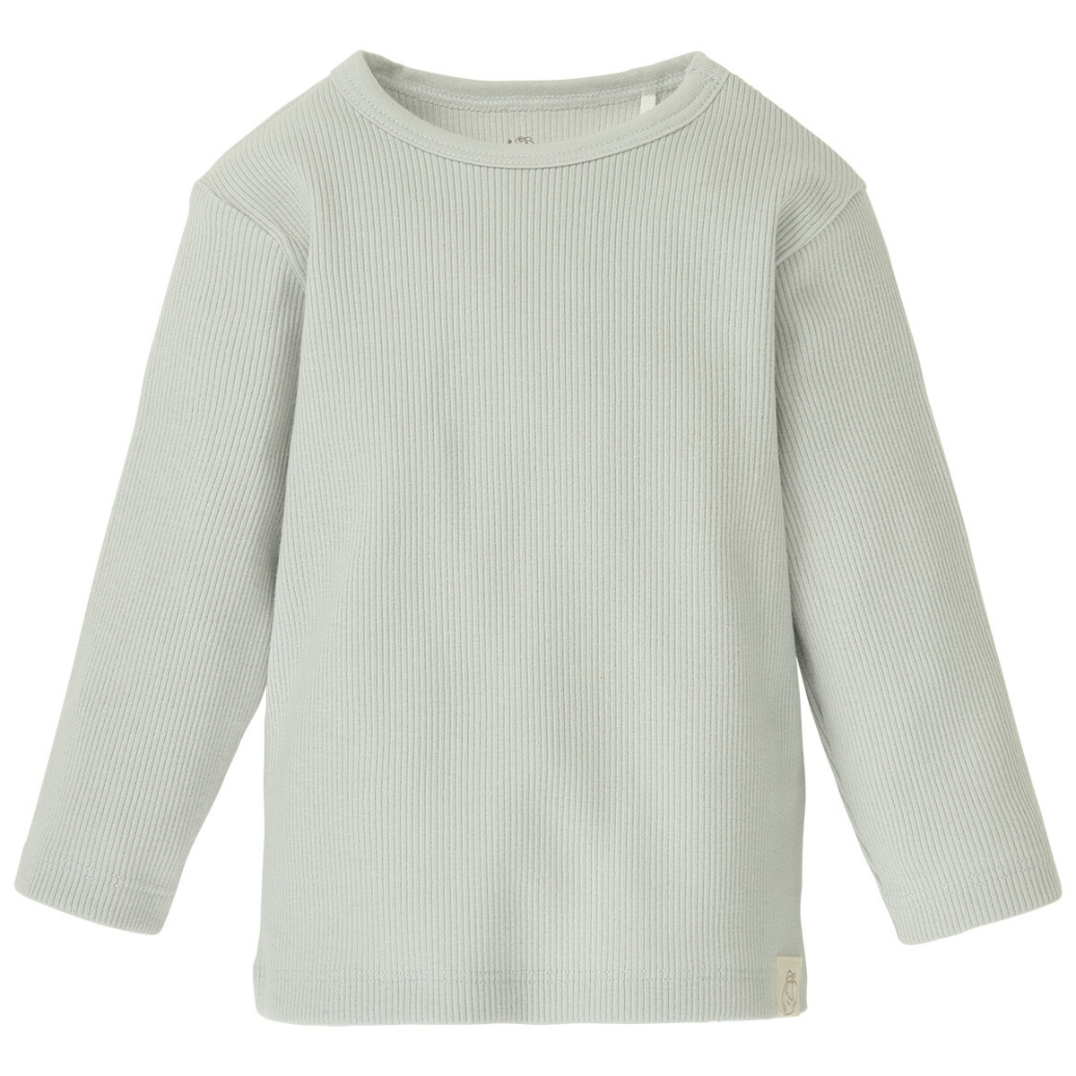Bild 1 von Newborn Langarmshirt mit Rippstruktur HELLBLAU