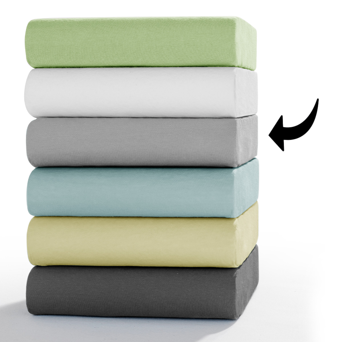 Bild 1 von Dreamtex Bio-Jersey-Spannbetttuch - ca. 180 - 200 x 200 cm