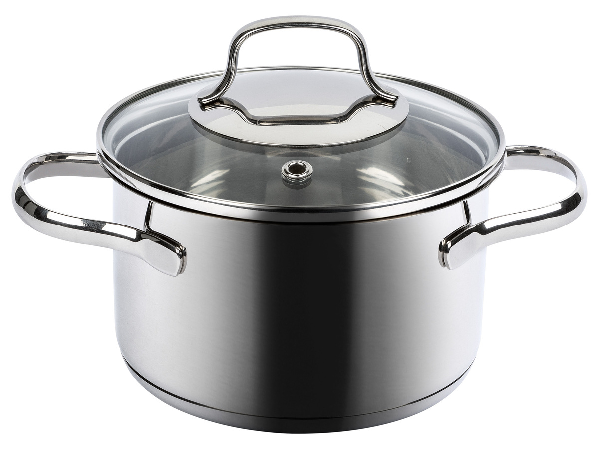 Bild 1 von ERNESTO® Edelstahl-Topf, mit Deckel, Ø 16 cm