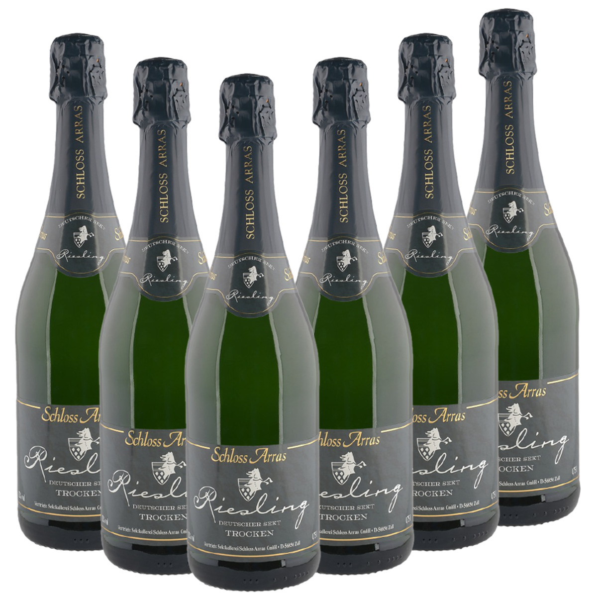 Bild 1 von Schloss Arras Riesling Sekt trocken 0,75l - 6er Karton