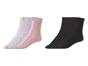 esmara® Damen Socken, 7 Paar, mit hohem Bio-Baumwollanteil