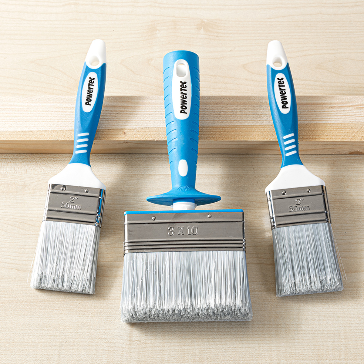 Bild 2 von Powertec Color Flachpinsel-Set "Soft-Touch"