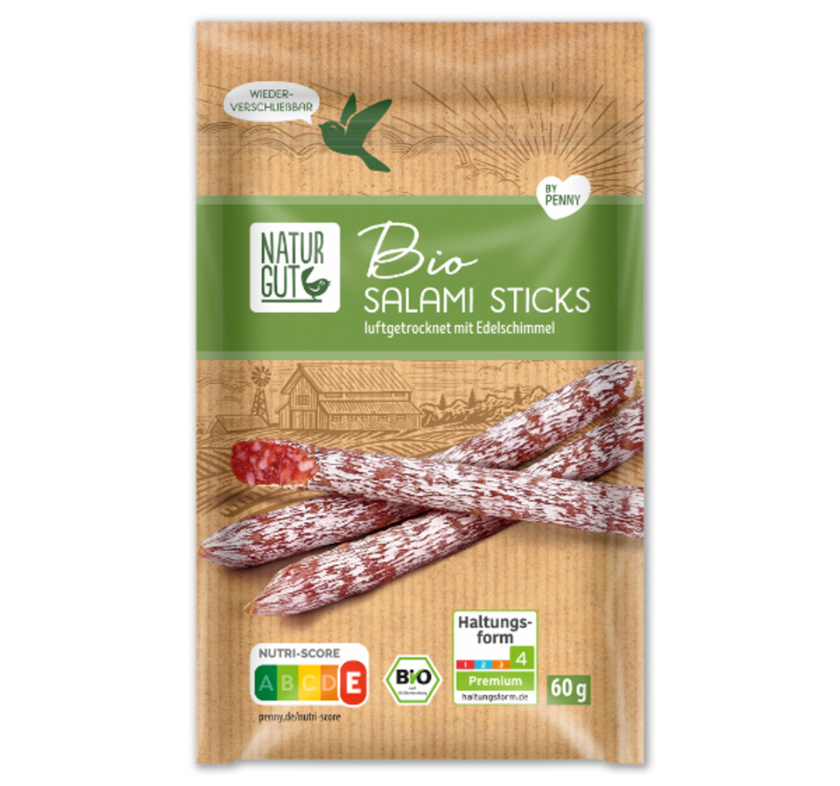 Bild 1 von NATURGUT Bio Salami Sticks*