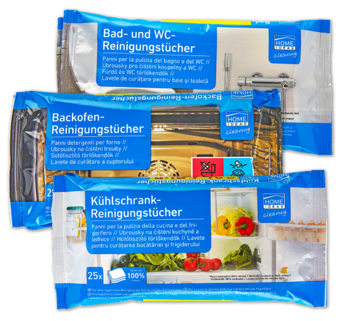 Bild 1 von HOME IDEAS CLEANING Feuchte Reinigungstücher*