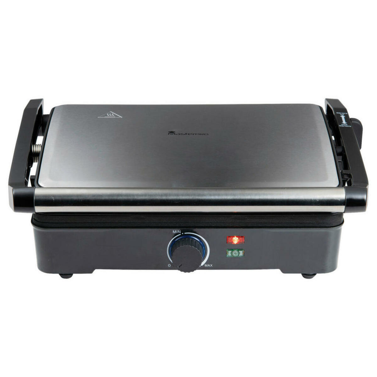 Bild 1 von MASTERPRO Kontaktgrill BGMP-9334 schwarz Kunststoff Edelstahl B/H/T: ca. 38x16x36,5 cm
