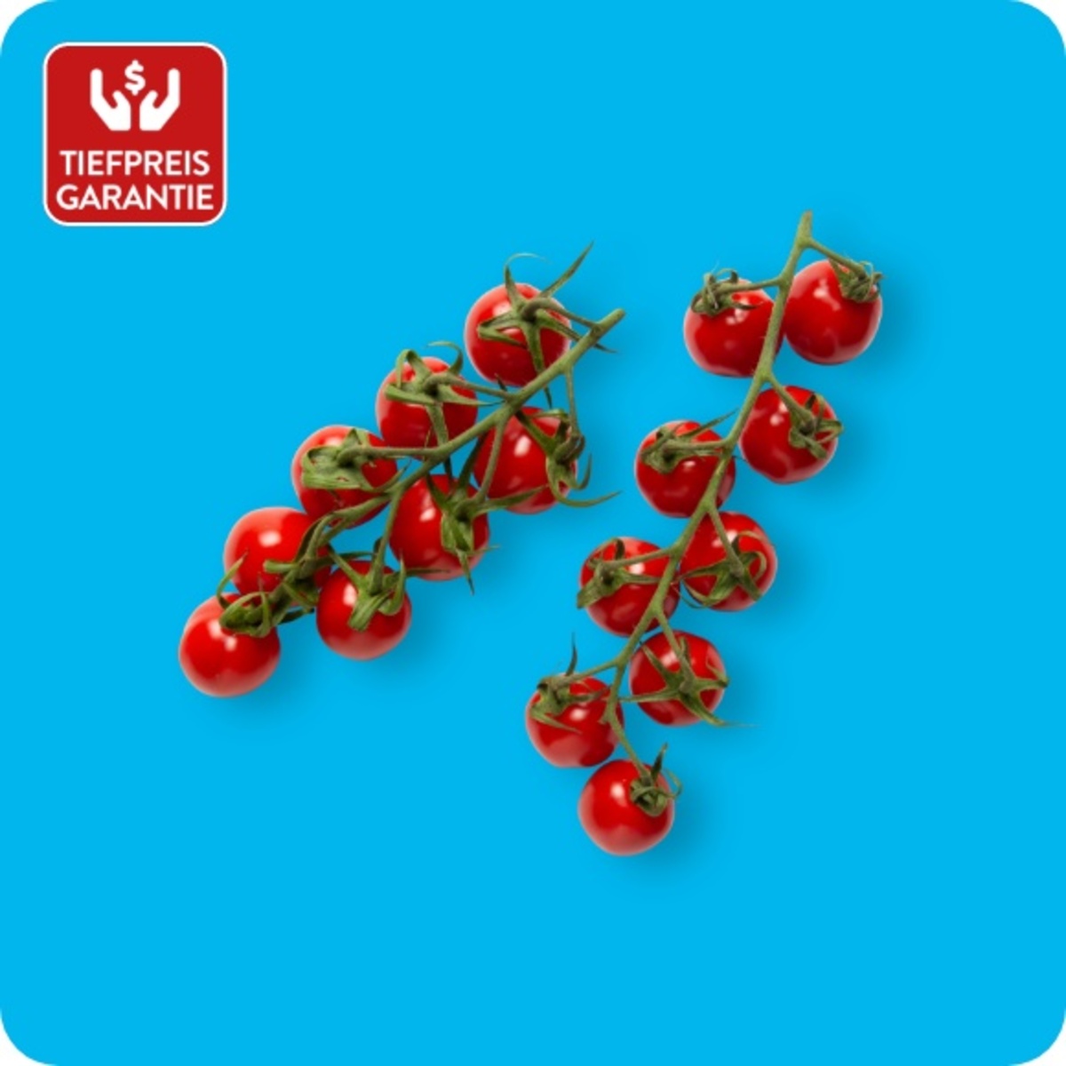 Bild 1 von Mini Roma Rispentomaten, Ursprung: siehe Etikett