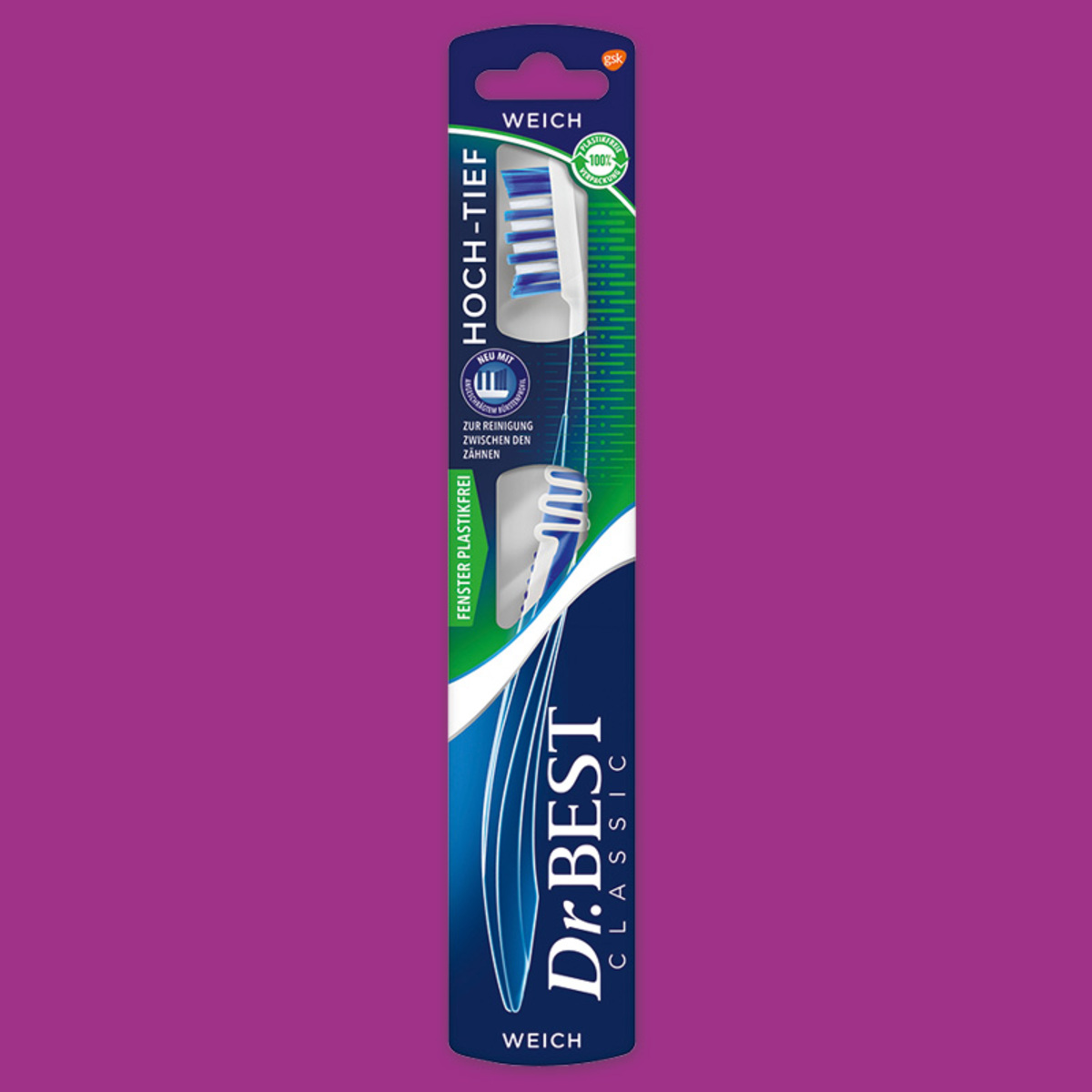 Bild 1 von Dr. Best Hoch-Tief Zahnbürste