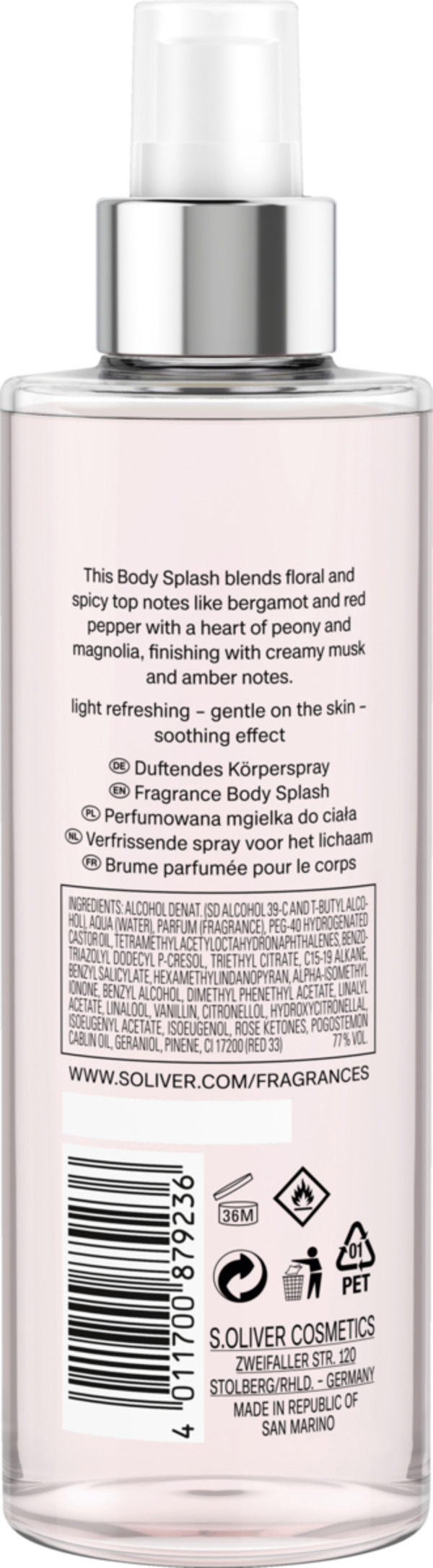 Bild 2 von s.Oliver Elegant Floral for her, Body Mist 250 ml