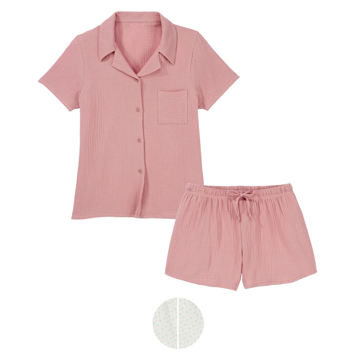 Bild 1 von UP2FASHION Damen Musselin-Shorty-Pyjama