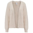 Bild 1 von Damen Strickjacke aus Rippstrick HELLBEIGE