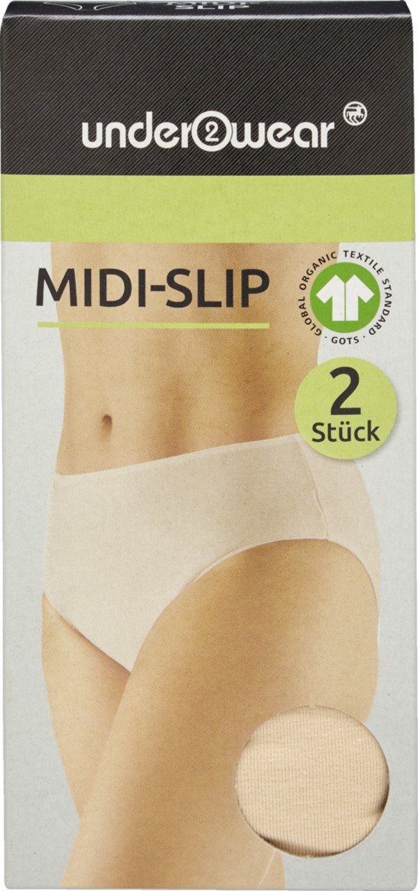 Bild 1 von under2wear Midi Slip Nude Gr. XL 2 Stück