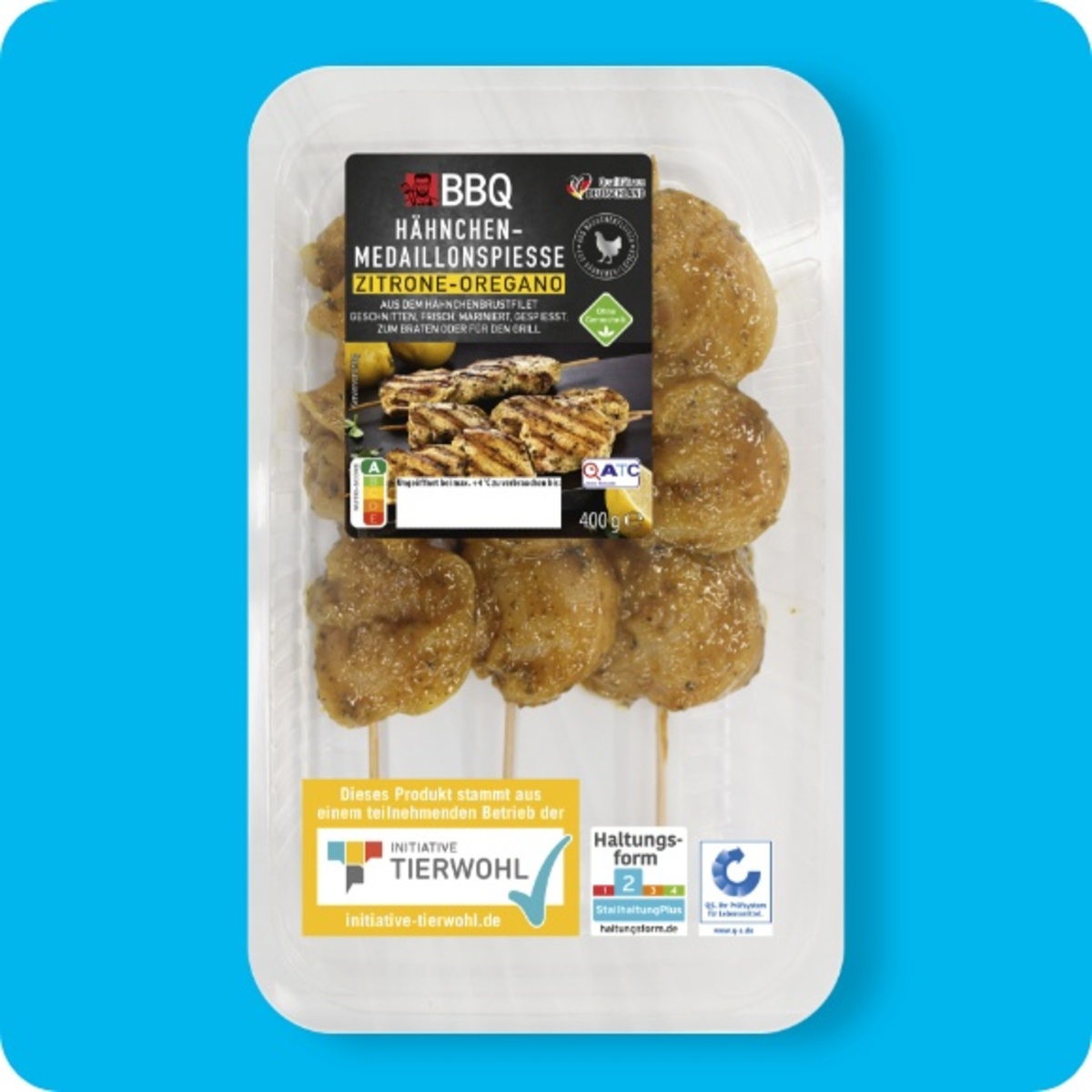 Bild 1 von BBQ Hähnchen-Medaillon-Spieße, Zitrone-Oregano oder Paprika-Finesse