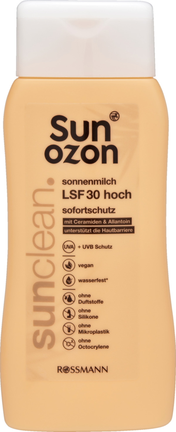 Bild 1 von sunozon Sunclean Sonnenmilch LSF 30