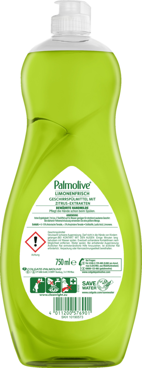 Bild 2 von Palmolive Geschirrspülmittel Limonen frisch