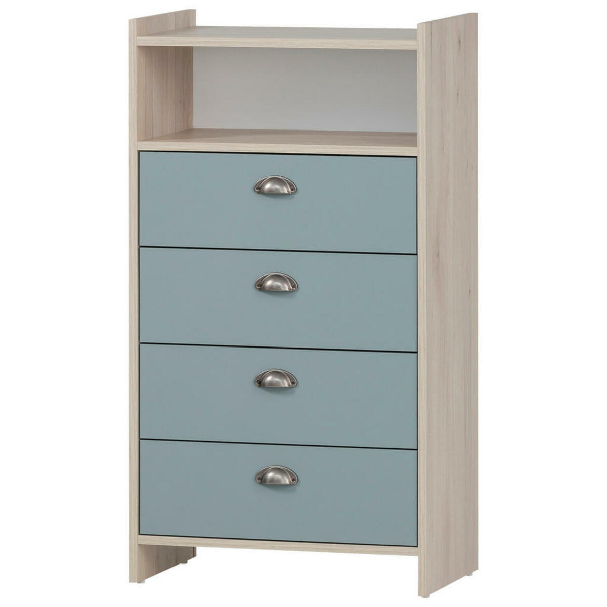 Bild 1 von Midischrank Lindholm Sandeiche Nachbildung taubenblau B/H/T: ca. 60,1x104x33 cm