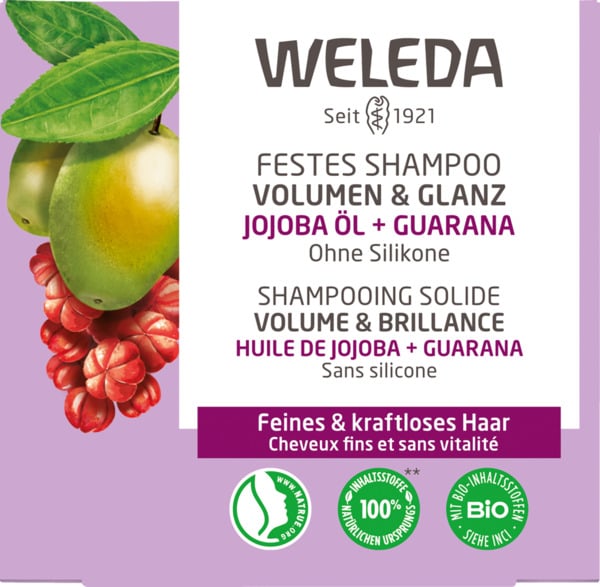 Bild 1 von Weleda Festes Shampoo Volumen & Glanz