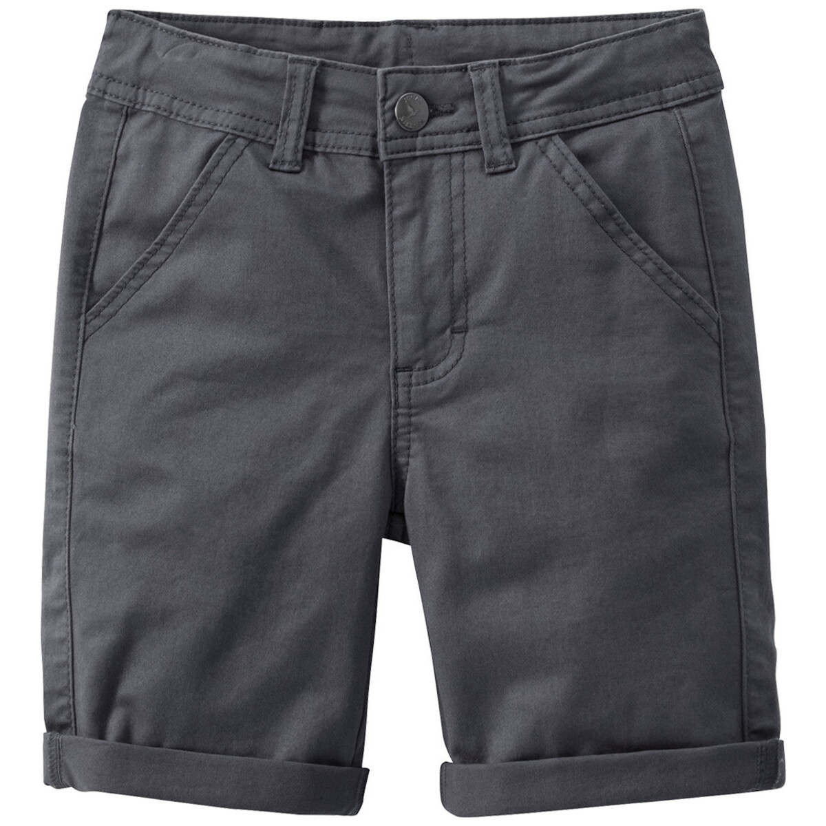 Bild 1 von Jungen Bermuda-Shorts in Unifarben DUNKELGRAU