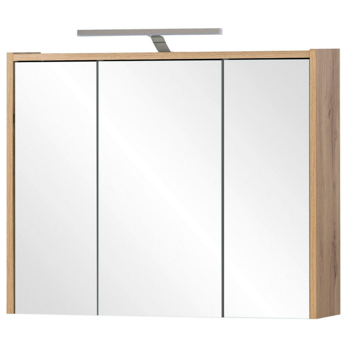 Bild 1 von Spiegelschrank Flag Eiche Landhaus Nachbildung B/H/T: ca. 74,5x64x16 cm