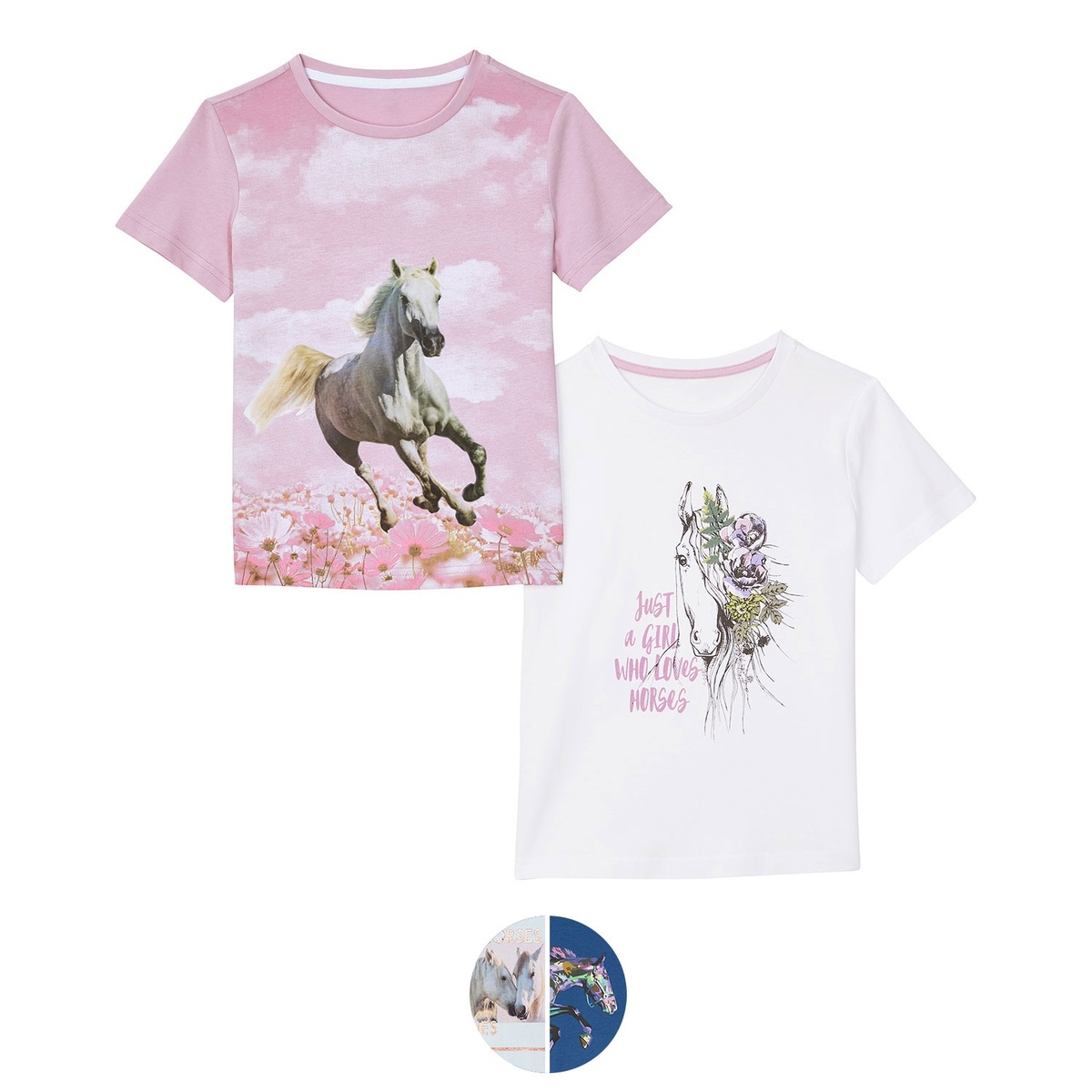 Bild 1 von CRANE Kinder Reitshirts, 2er-Set