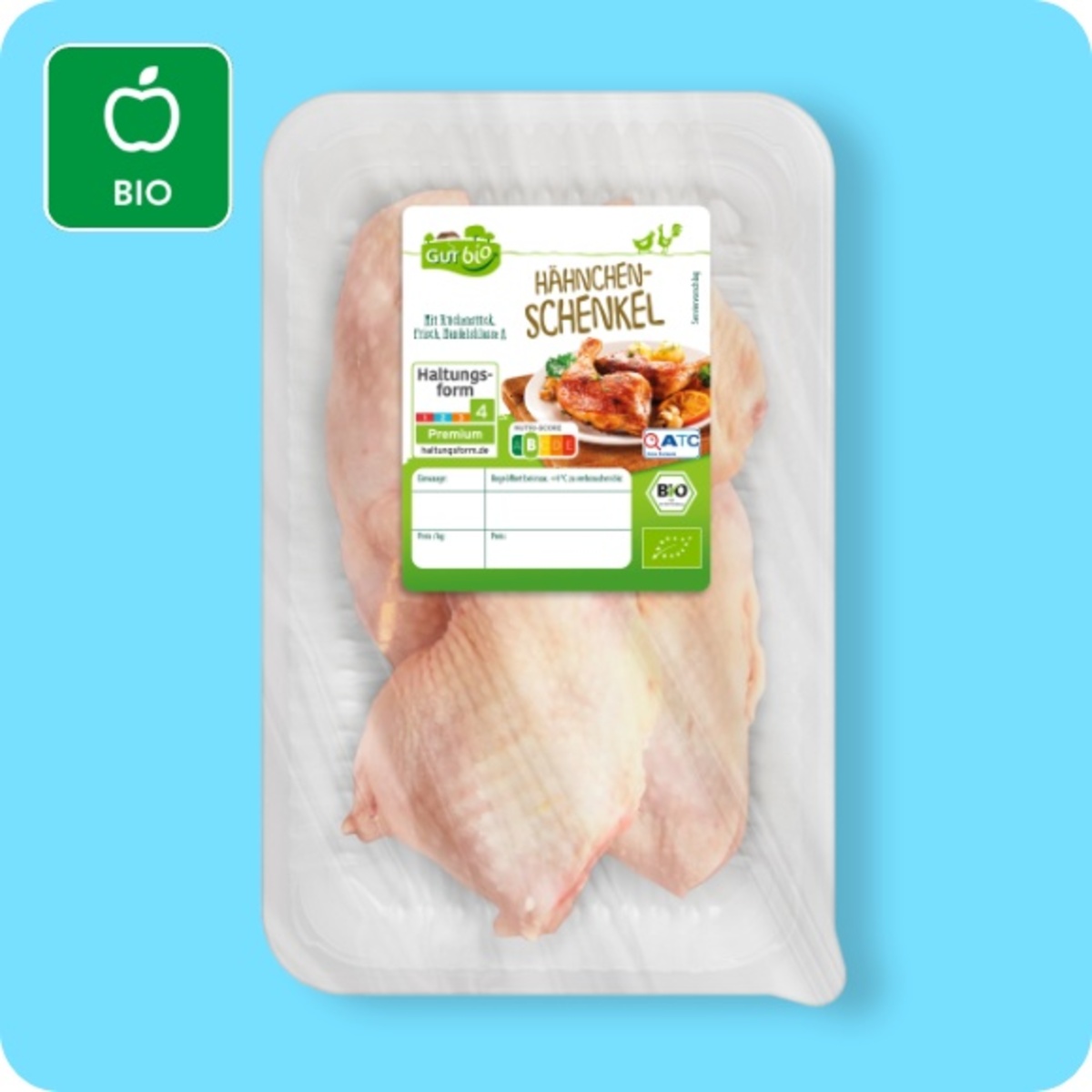 Bild 1 von GUT BIO Bio-Hähnchen-Schenkel, HKL A