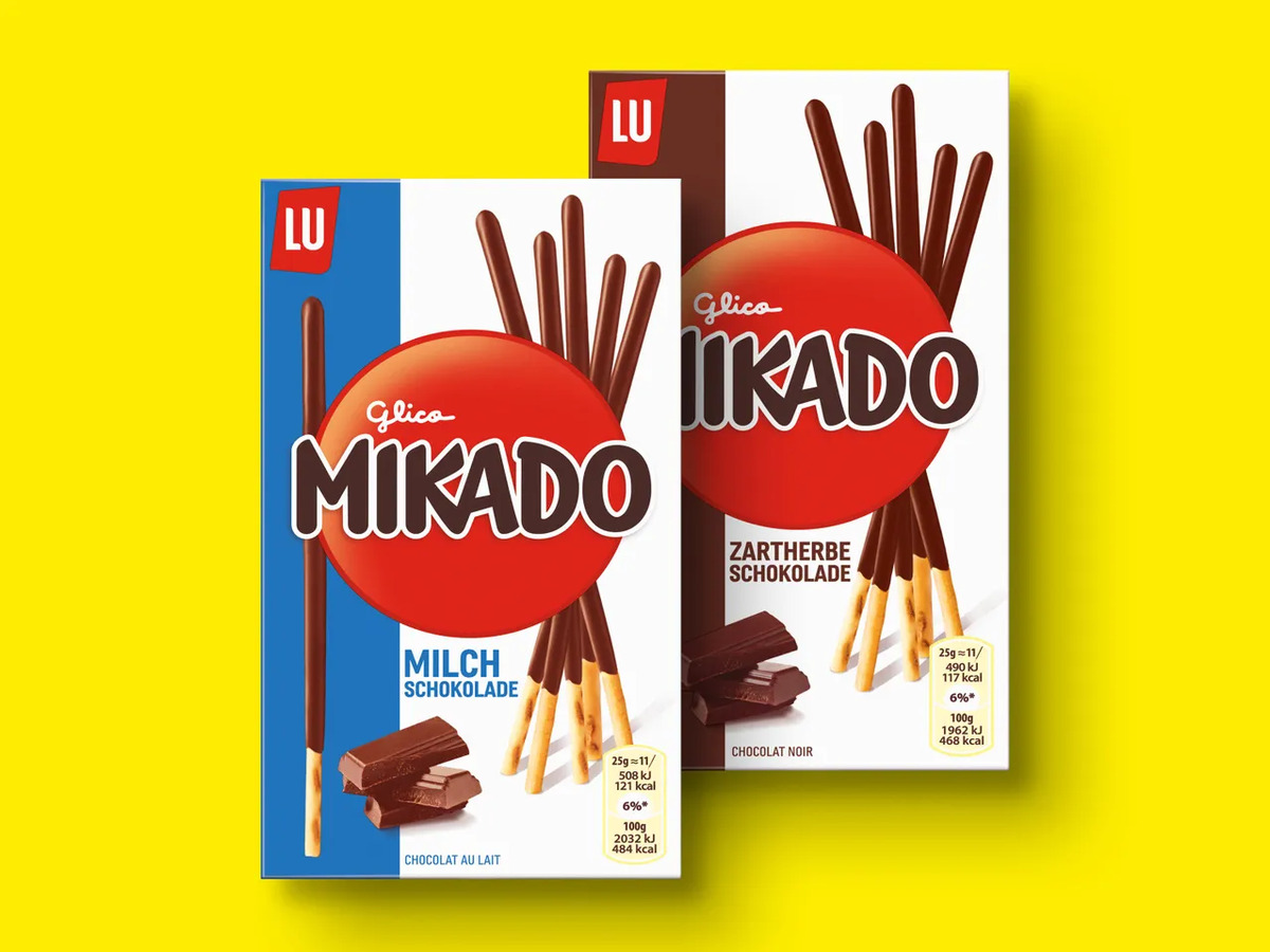 Bild 1 von Mikado Schokostäbchen, 
         75 g