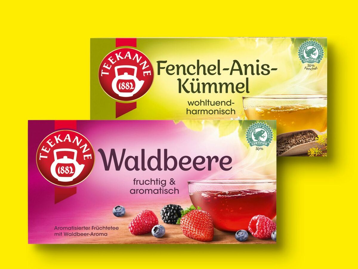 Bild 1 von Teekanne Tee, 
         20x 3,5/20x 3/20x 2,5/20x 1,5 g