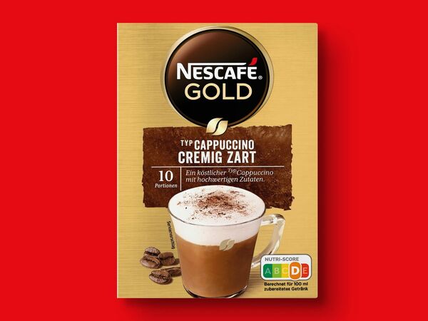 Bild 1 von Nescafé Gold Typ Cappuccino/Latte, 
         140/125/144 g