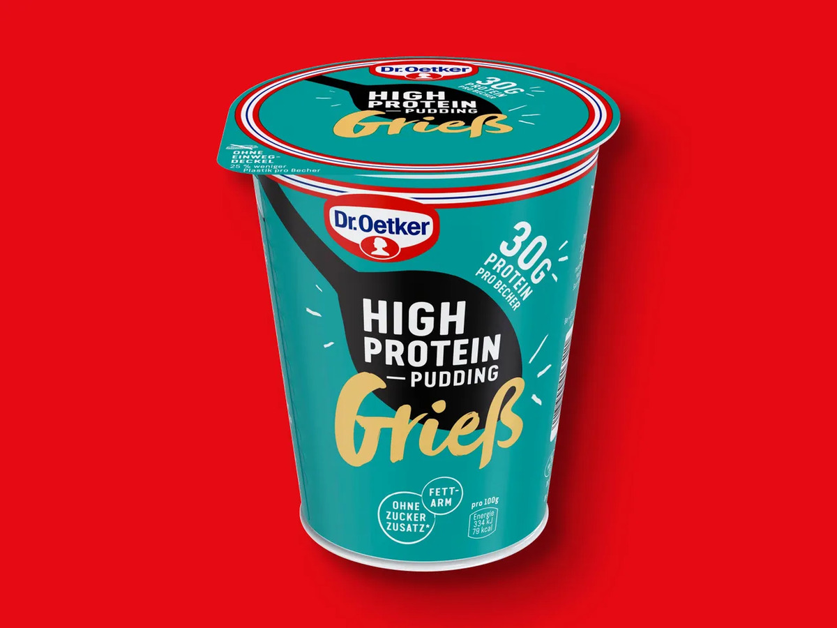 Bild 1 von Dr. Oetker High Protein Pudding, 
         400 g