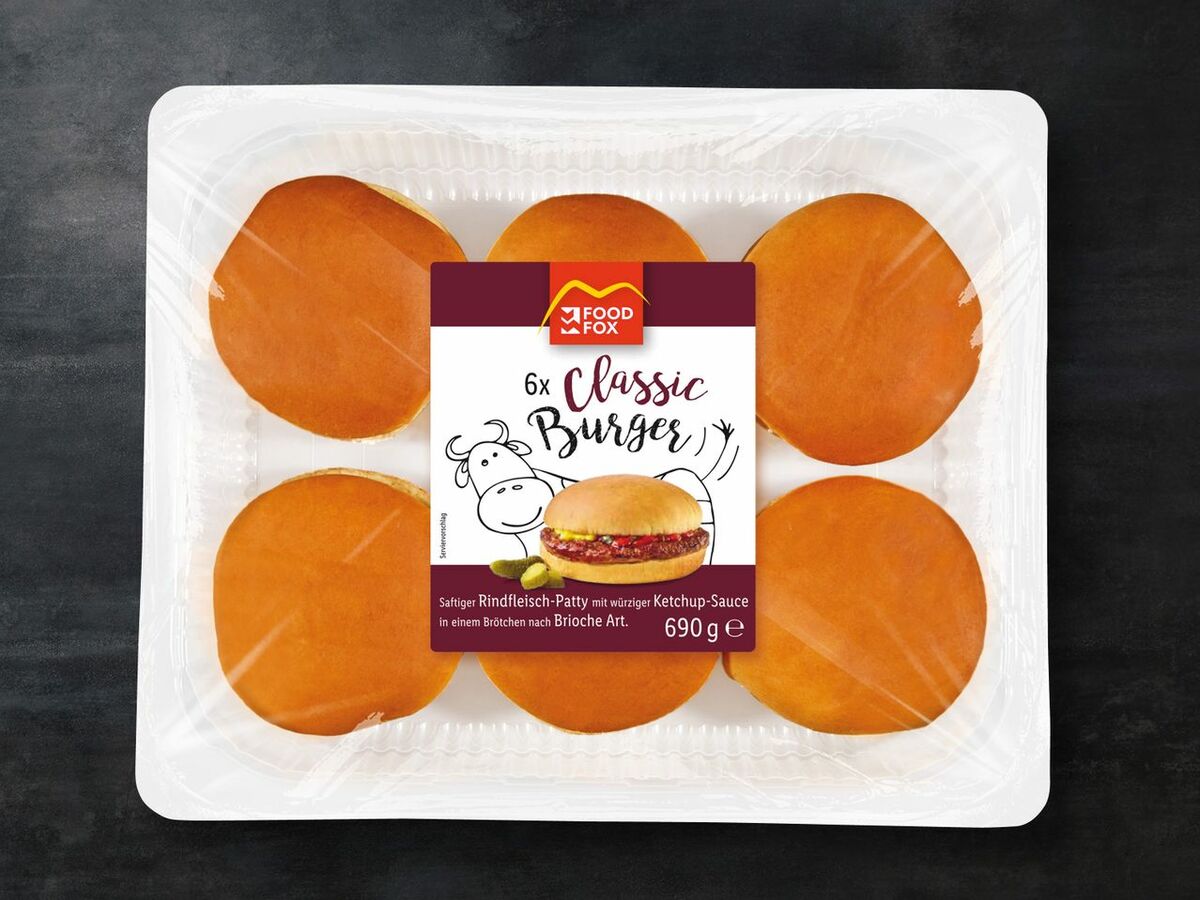 Bild 1 von Food Fox Mini-Burger, 
         750/690 g