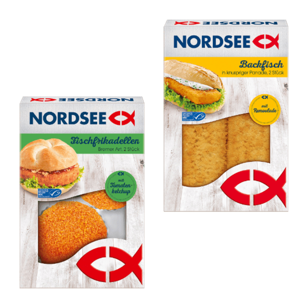 Bild 1 von NORDSEE Backfisch / Fischfrikadellen