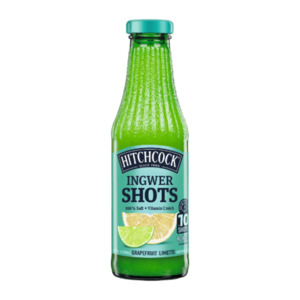 HITCHCOCK Ingwer-Shots Grapefruit-Limette 0,5L