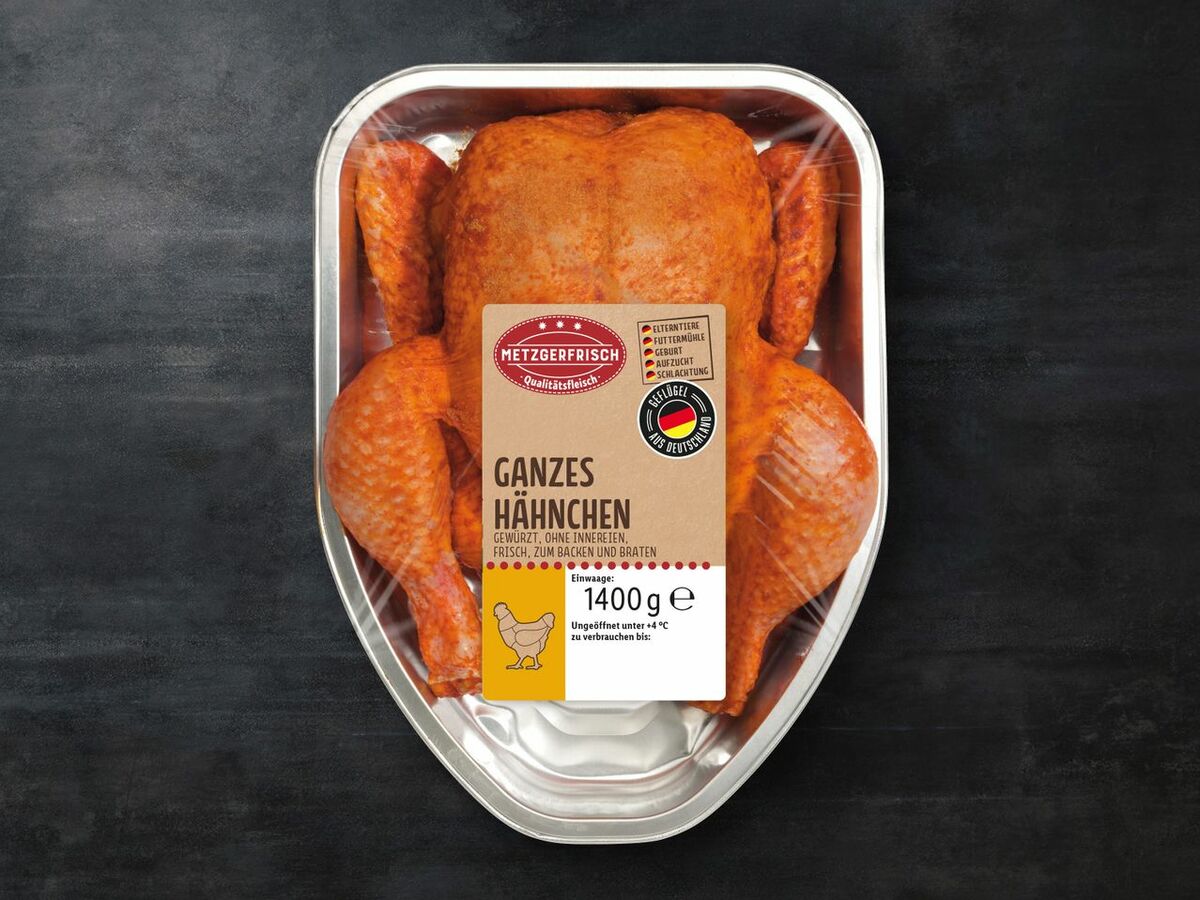 Bild 1 von Metzgerfrisch Ganzes Hähnchen, 
         1,4 kg