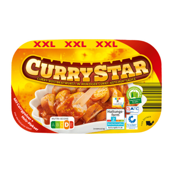 Bild 1 von CURRYSTAR Curry-Rostbratwurst XXL 300g