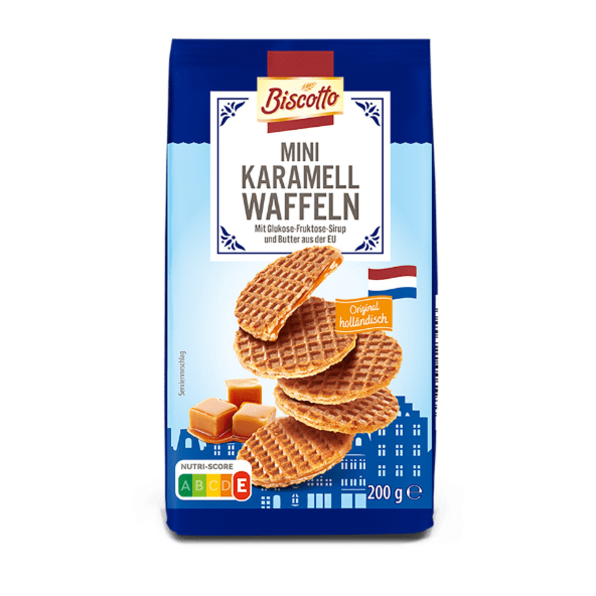 Bild 1 von BISCOTTO Mini-Karamellwaffeln 200g