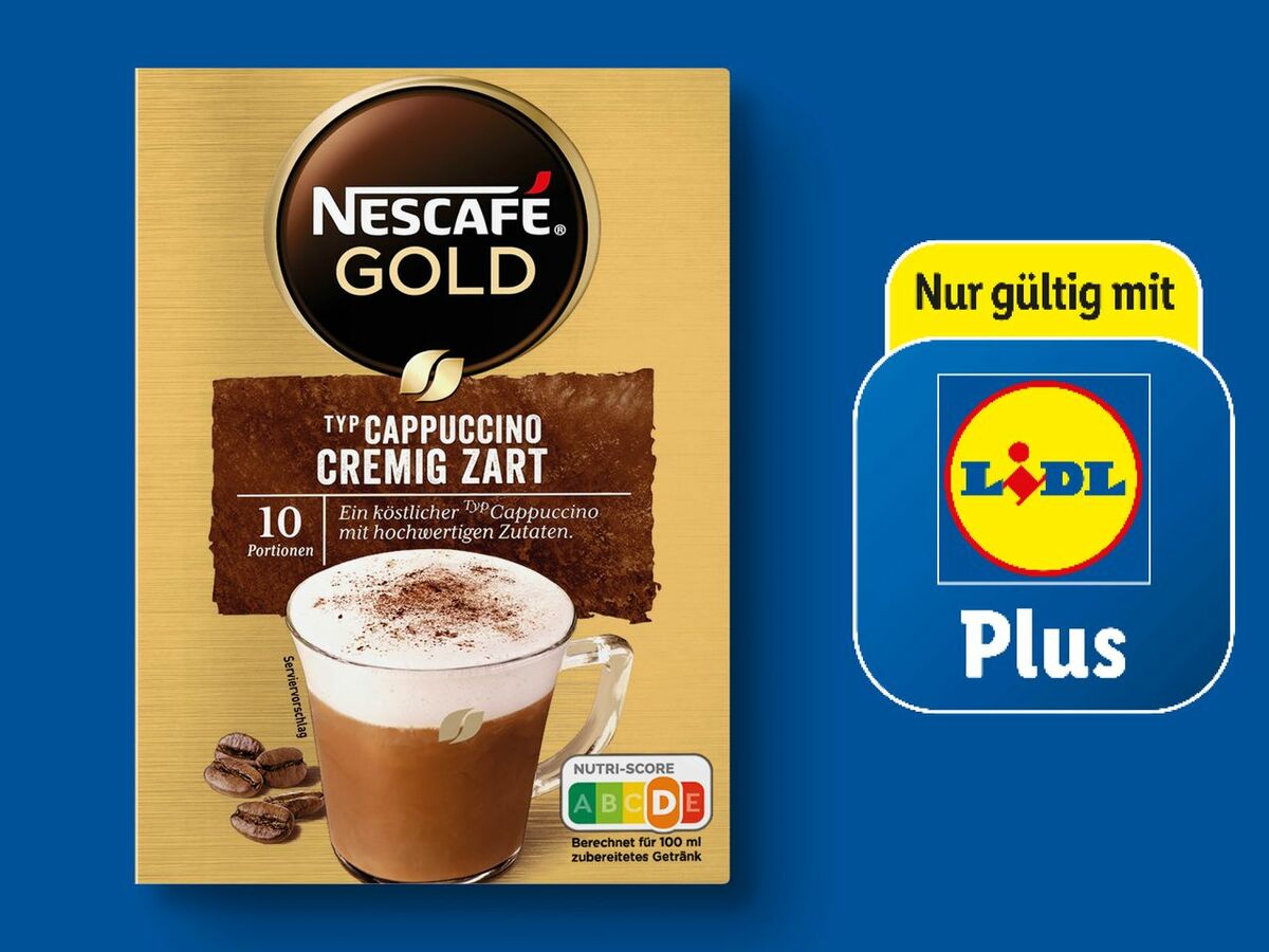 Nescafé Gold Typ Cappuccino/Latte, 140/125/144 g von Lidl ansehen!