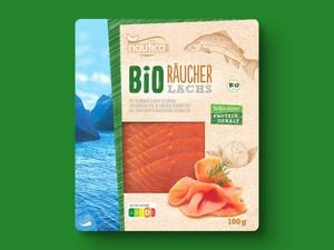 Nautica Bio Räucherlachs, 
         100 g