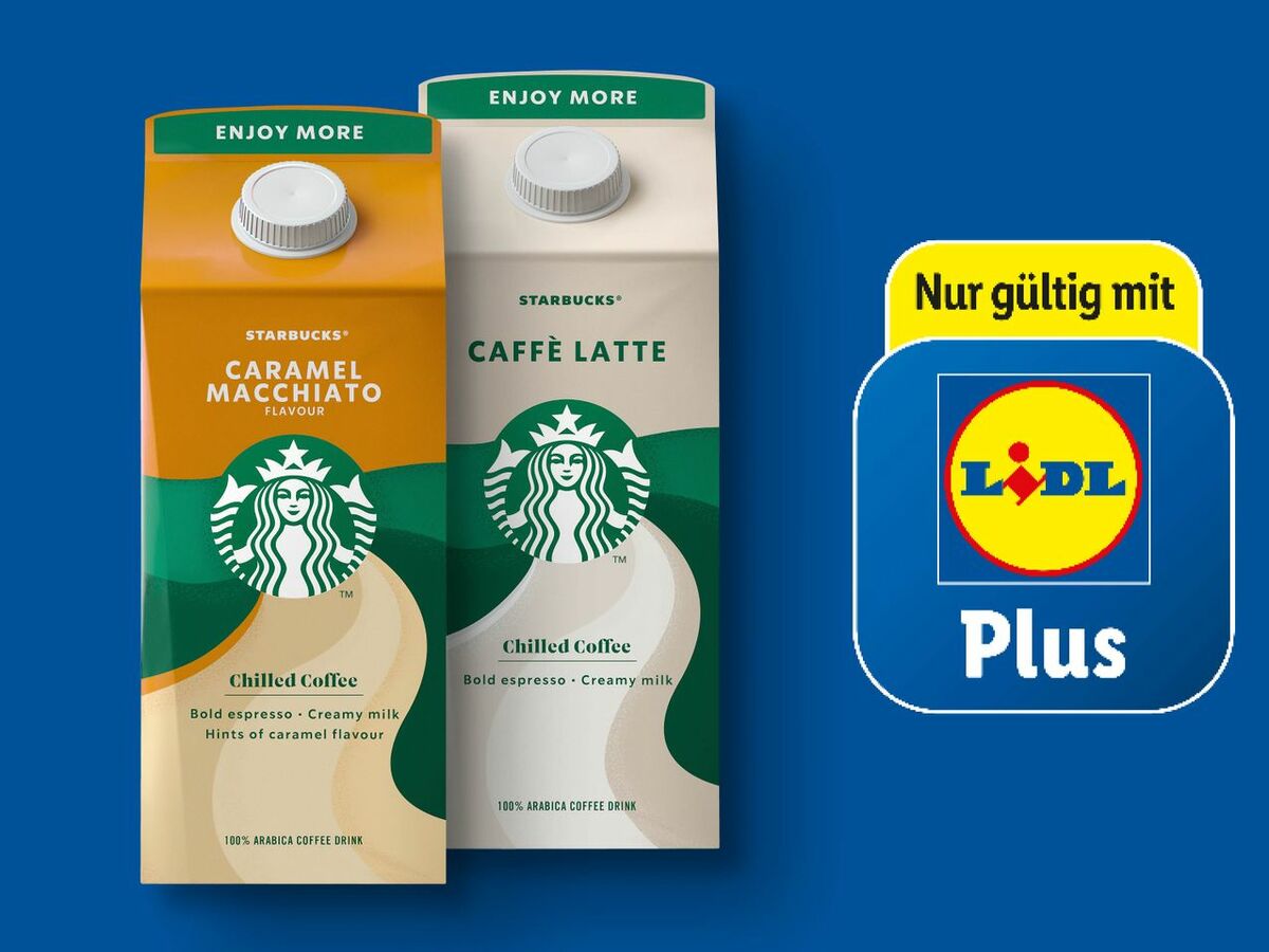 Bild 1 von Starbucks Caffè Latte/Caramel Macchiato, 
         0,75 l