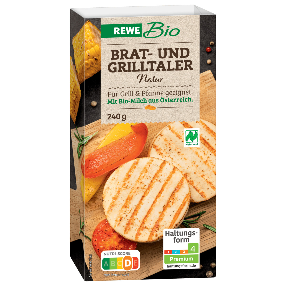 Bild 1 von REWE Bio Brat- und Grilltaler Natur 240g