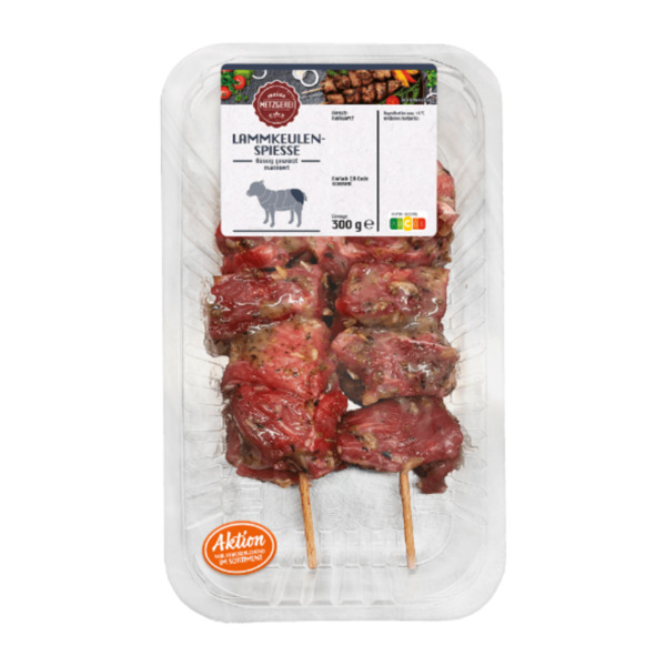 Bild 2 von MEINE METZGEREI Lammkeulenspieße 300g
