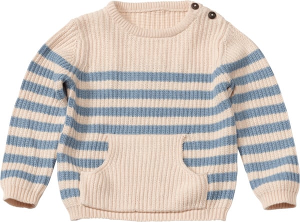 Bild 1 von PUSBLU Pullover aus Strick, weiß & blau, Gr. 104
