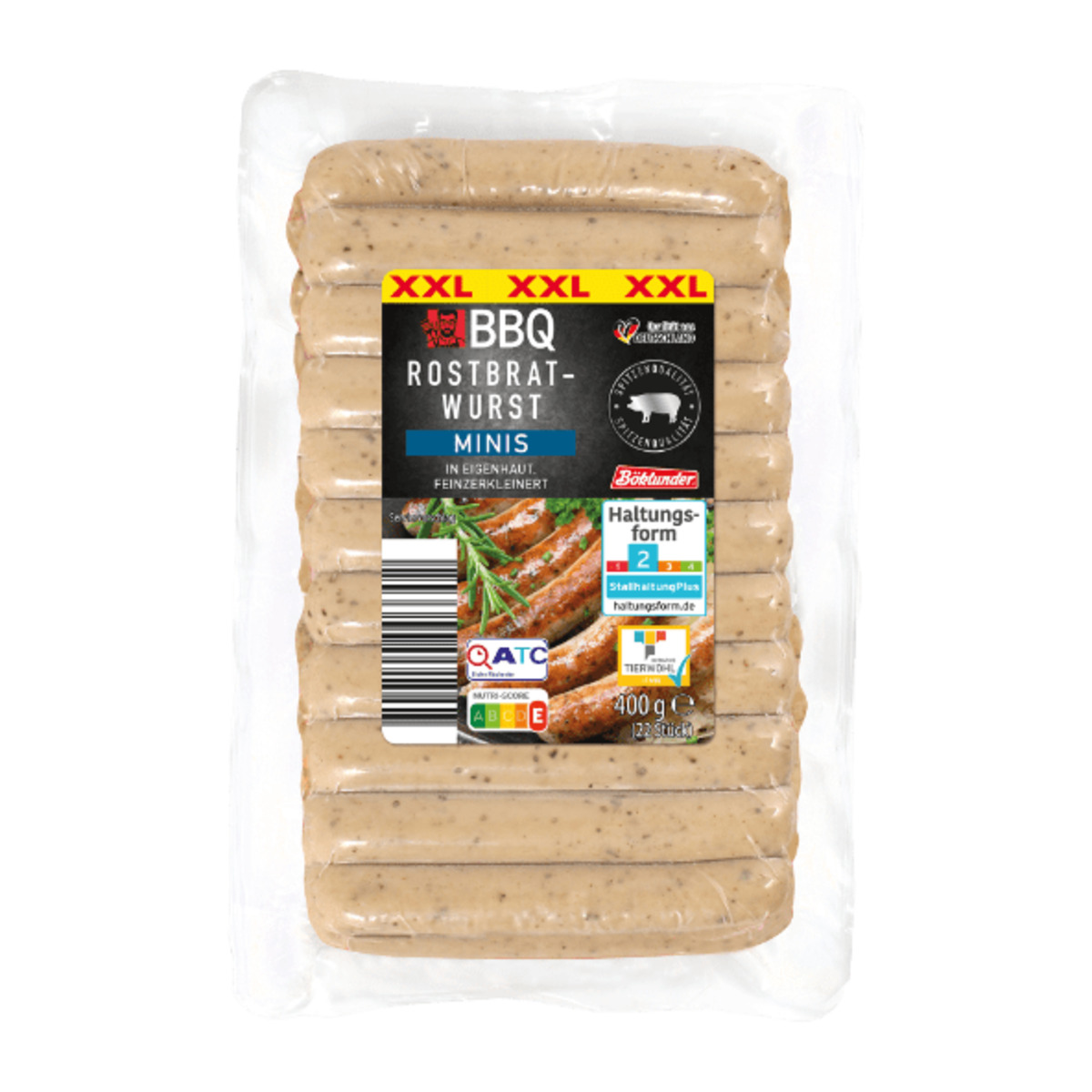 BBQ RostbratwurstMini XXL 400g von ALDI Nord ansehen!