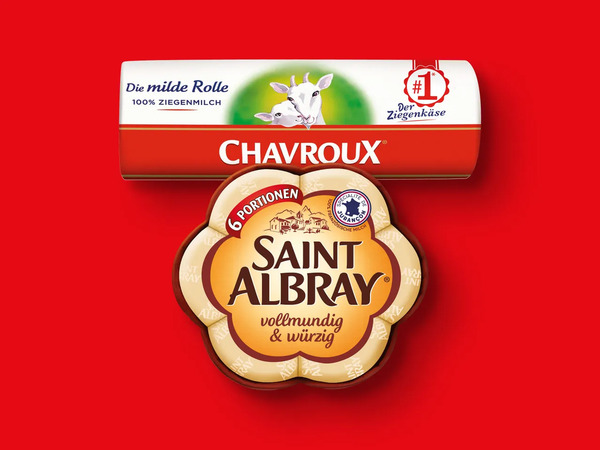 Bild 1 von Saint Albray/Chavroux/Saint Agur, 
         180/150/125/130 g