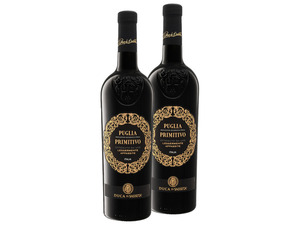 2er Weinpaket Duca di Sasseta Primitivo Puglia IGT halbtrocken, Rotwein, 
         1.5-l