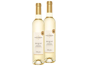2er Weinpaket Colomban Muscat de Saint-Jean de Minervois AOP süß, Likörwein, 
         1-l