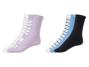 esmara® Damen Socken, 3 Paar, optimale Passform