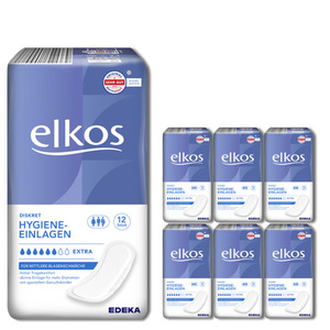 Elkos Hygiene-Einlagen Extra 6x12ST