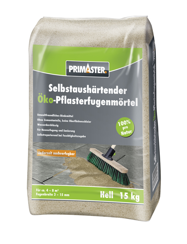 Bild 1 von Primaster Pflasterfugenmörtel Öko selbstaushärtend 15 kg hell